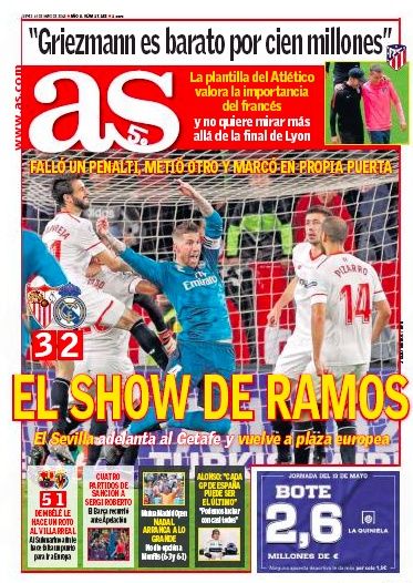 AS1面： El show de Ramos (ラモスのショー)