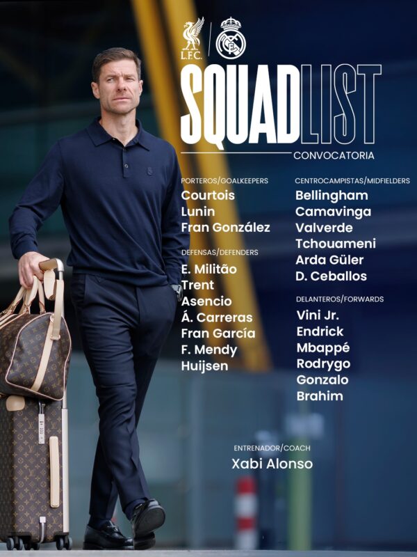 CLリーグフェーズ第4節リバプール戦招集メンバー22名