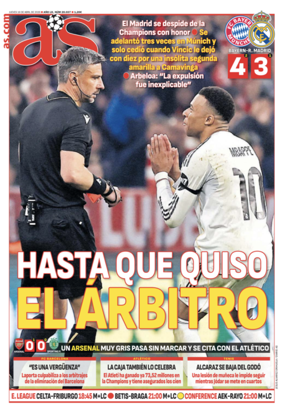 CL���X������2���޲��ݥЭ��ݐ헂��AS����ʁFHASTA QUE QUISO EL ?RBITRO�i��R�������]�ނ܂Łj