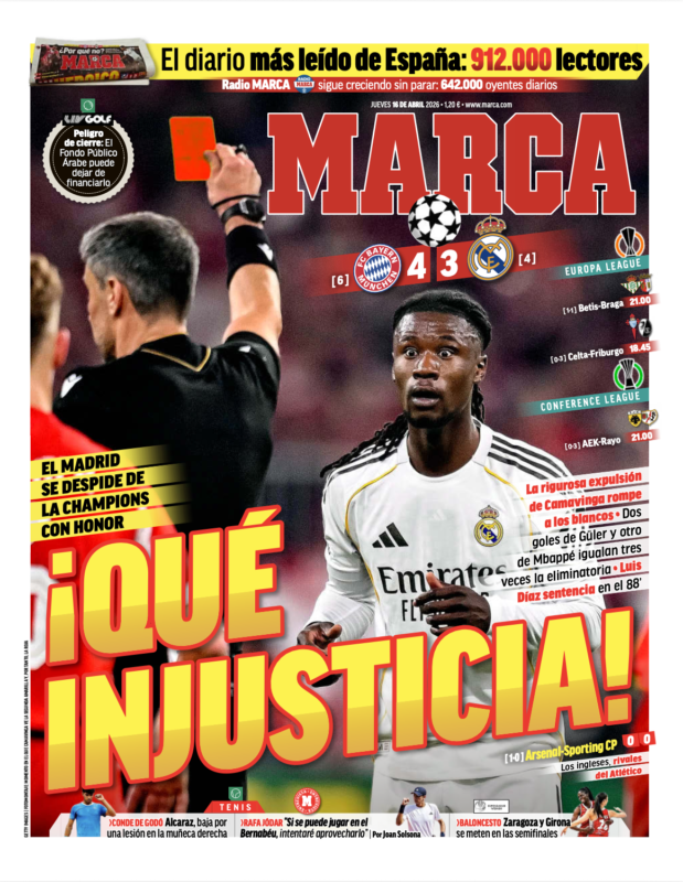 CL���X������2���޲��ݥЭ��ݐ헂��MARCA����ʁF?QU? INJUSTICIA!�i�Ȃ�ĕs�𗝂��I�j