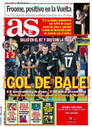 AS1面： Gol de Bale （ベイルのゴール）