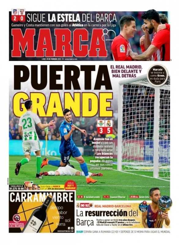 MARCA1面：Puerta Grande (ビックゲート)